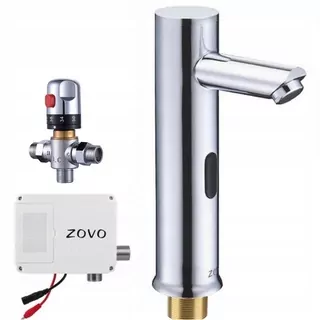 ZOVO SENSOR stojanková umývadlová batéria, chróm